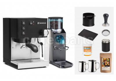 Rancilio V6 Rocky Espresso Machine Package: Black