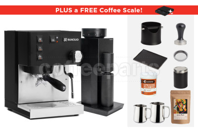 Rancilio V6 Espresso Machine Package: Black