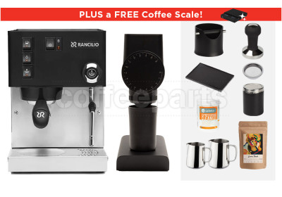 Rancilio V6 / Sculptor 064S Espresso Machine Package: Black