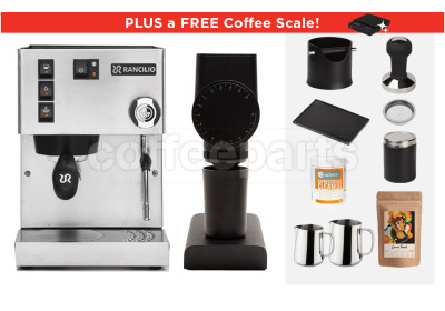 Rancilio V6 / Sculptor 064S Espresso Machine Package: Silver