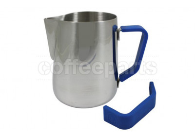 Rhino Coffee Gear Blue Silicone Milk Jug Grip : Small
