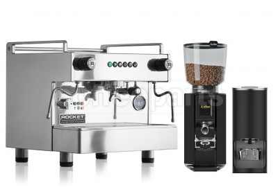 Rocket Boxer (10A) Coffee Machine Package: Stainless