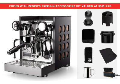 EOFY | Rocket TCA Appartamento Coffee Machine: Black/Copper