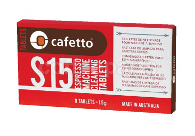 Cafetto S15 Cleaning Tablets for Super Auto (8 Tablets)