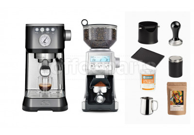 Solis Barista Perfetta: Black & Breville Smart Grinder Machine Package