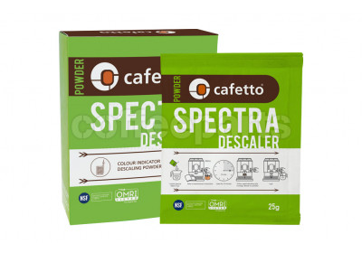 Cafetto Spectra Organic Powder Coffee Machine Descaler 4 x 25g Sachets