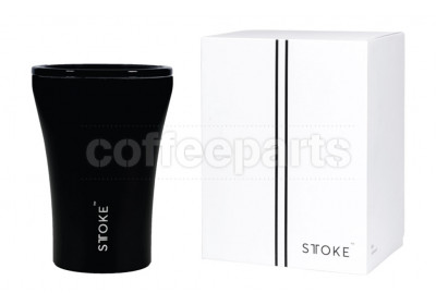 Sttoke Ceramic Reusable Cup 8oz Cup : Black