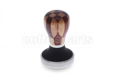 Pullman Barista 58.3mm Flat Tamper with Checkerboard Handle