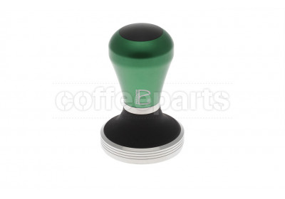 Pullman Barista 58.3mm Flat Tamper with Forrest Green Handle