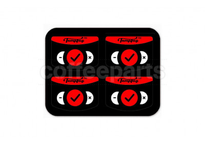 TempTag Stickon Milk Jug Thermometer TRI Red x 4 Stickers