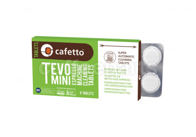 Cafetto Tevo Mini Organic Espresso: 8 x Tabs Blister Pack 