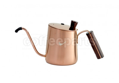 Tiamo 700ml Copper Pour Over Coffee Kettle