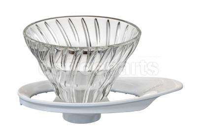 Hario V60 Glass Coffee Dripper 01 White