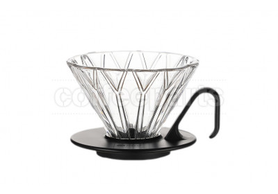 zeroHero Prisma 1-2 Cup Glass Dripper: Clear