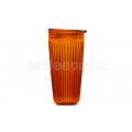 ﻿﻿Huskee Renew Cup with Lid 16oz (470ml): Amber