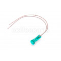 Green pilot lamp with wire 10d 110v