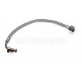 Stainless steel hose m/f 1-curve 30cm