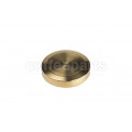 Reg Barber 58mm tamping base only: brass euro-curve