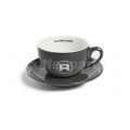 Rocket 180ml Grey Cappuccino Coffee Cups (6 Cups/Saucers) : RA99907207