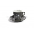 Rocket 180ml Grey Flat White/Tulip Coffee Cups (6 Cups/Saucers) : RA99907209