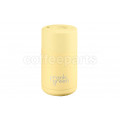 Frank Green Ceramic Reusable Coffee Cup - 10oz / 295ml: Buttermilk (Yellow)