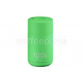 ﻿Frank Green Ceramic Reusable Coffee Cup - 10oz / 295ml: Neon Green