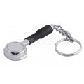 Bottomless portafilter keyring – silver