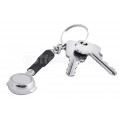 Bottomless portafilter keyring – silver