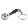 Bottomless portafilter keyring – silver