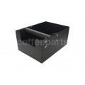 Stainless Steel Knock Box: Black
