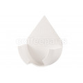 MHW Abs Droplet Portafilter Holder White