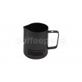Latte Pro Matte Black Milk Jug with built-in Thermometer