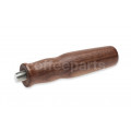 Portafilter Wave Handle in Dark Walnut with M12 Thread