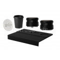 Breville Dual Boiler - Muvna Barista Tools Bundle: 58mm - Black/Walnut