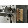 Muvna Coffee Grounds Pan & Brush: White