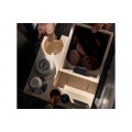 Muvna Large Multifunctional Coffee Station: White