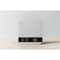Acaia Lunar 2021 Water Resistant Espresso Coffee Drip Tray Scale: Silver with timer function.