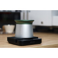 Airflow Coffee Scale: Versatile espresso scale in a coffee brewing setup.  