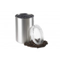 Airscape Medium Classic Coffee Storage Vault : Brushed Steel