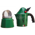 Bialetti 3 Cup Moka Alpina Coffee Maker with polished finish.