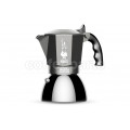 Bialetti 4 Cup Brikka Induction Coffee Maker, ergonomic handle for easy pouring.