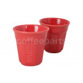 Bialetti Mini Express 2 Cup Stove Top Espresso Maker: Red