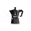 Bialetti 3 Cup Moka Exclusive Stove Top Coffee Maker: Black