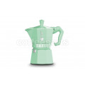 Bialetti 3 Cup Moka Exclusive Stove Top Coffee Maker: Green