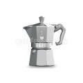 Bialetti 6 Cup Moka Exclusive Stove Top Coffee Maker: Silver