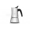 Bialetti Moon Exclusive Stainless Stove Top Coffee Maker: 4 Cup