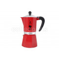 Bialetti 6 Cup Moka Rainbow Coffee Maker: Red