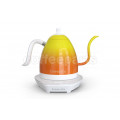 Brewista Artisan Electric Gooseneck Kettle in Candy Orange. Stylish electric gooseneck kettle for precise brewing.