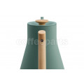 Fellow Stagg EKG Pour Over Coffee Kettle: Smoke Green & Maple Wood