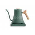 Fellow Stagg EKG Pour Over Coffee Kettle: Smoke Green & Maple Wood